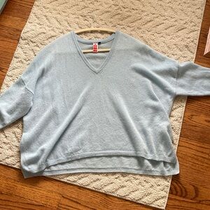 Noname cashmere Light Blue V-Neck Sweater